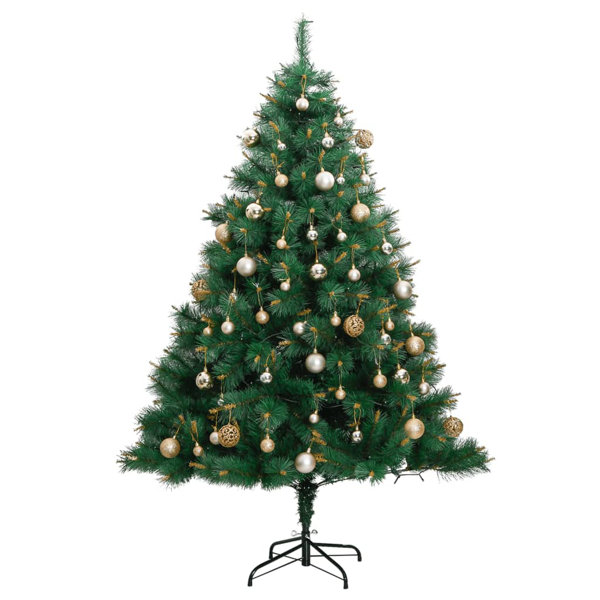 The Seasonal Aisle Lighted Artificial Christmas Tree Wayfair Co Uk